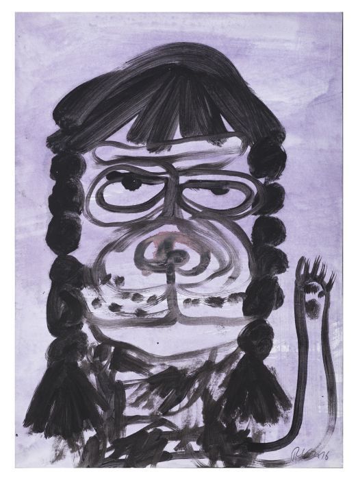 Aus der Serie 'Bastards', 2016 

Tusche und Acryl auf Papier, 44 x 31,5 cm, gerahmt
signiert und datiert 

Ausrufpreis: 600,-